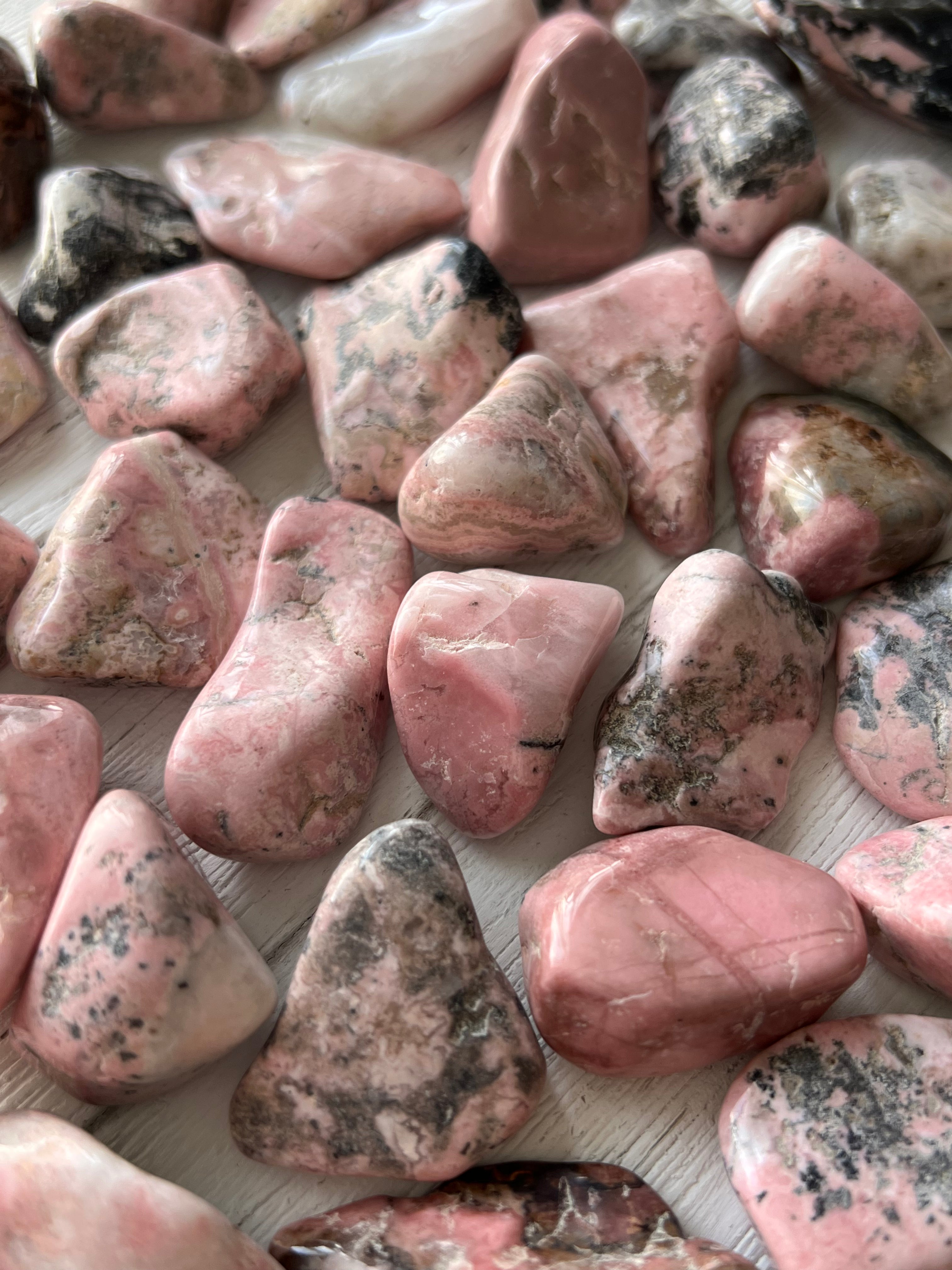 Pink Opal Tumbled Stone