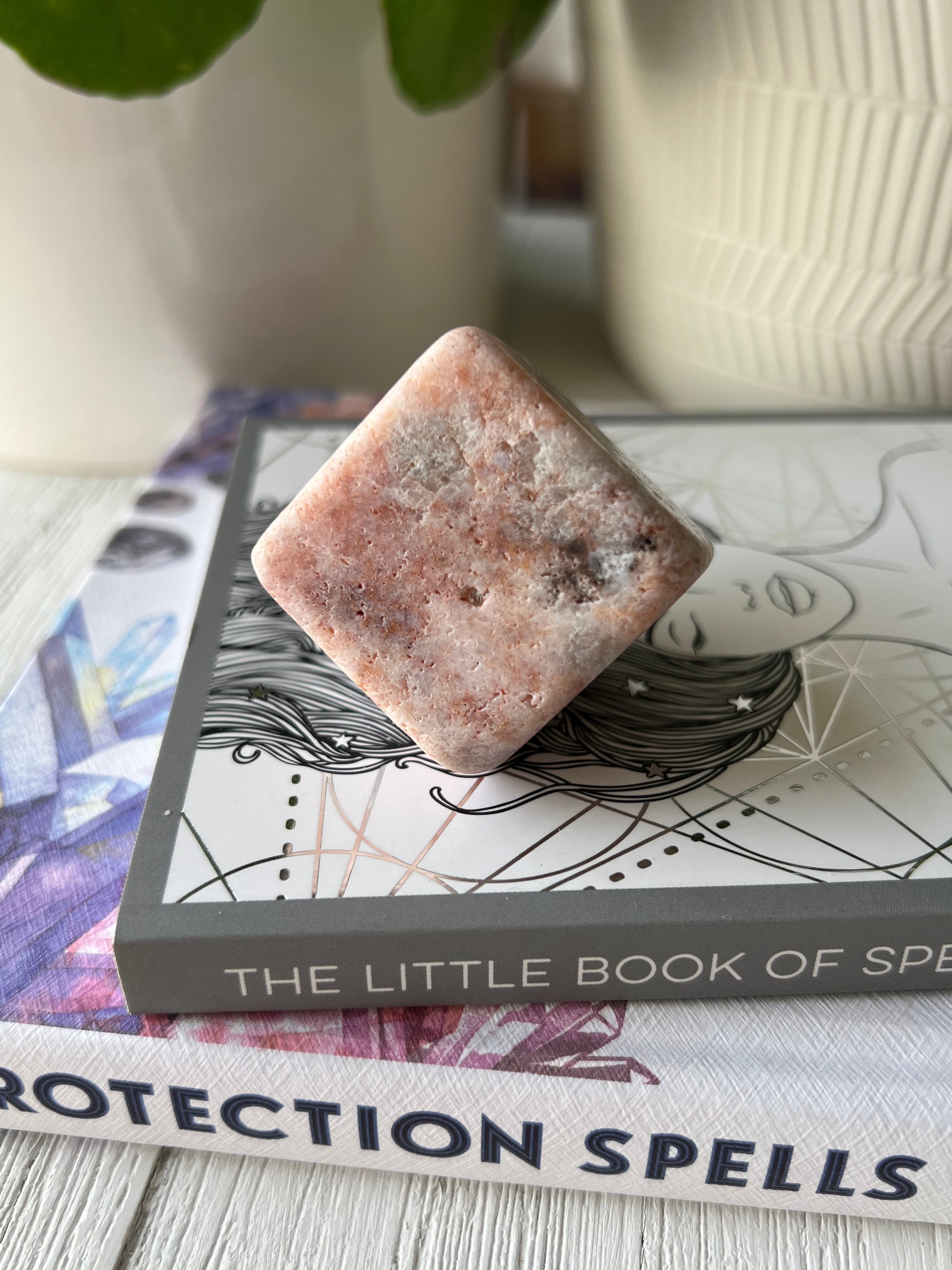 Pink Amethyst Cube (B)