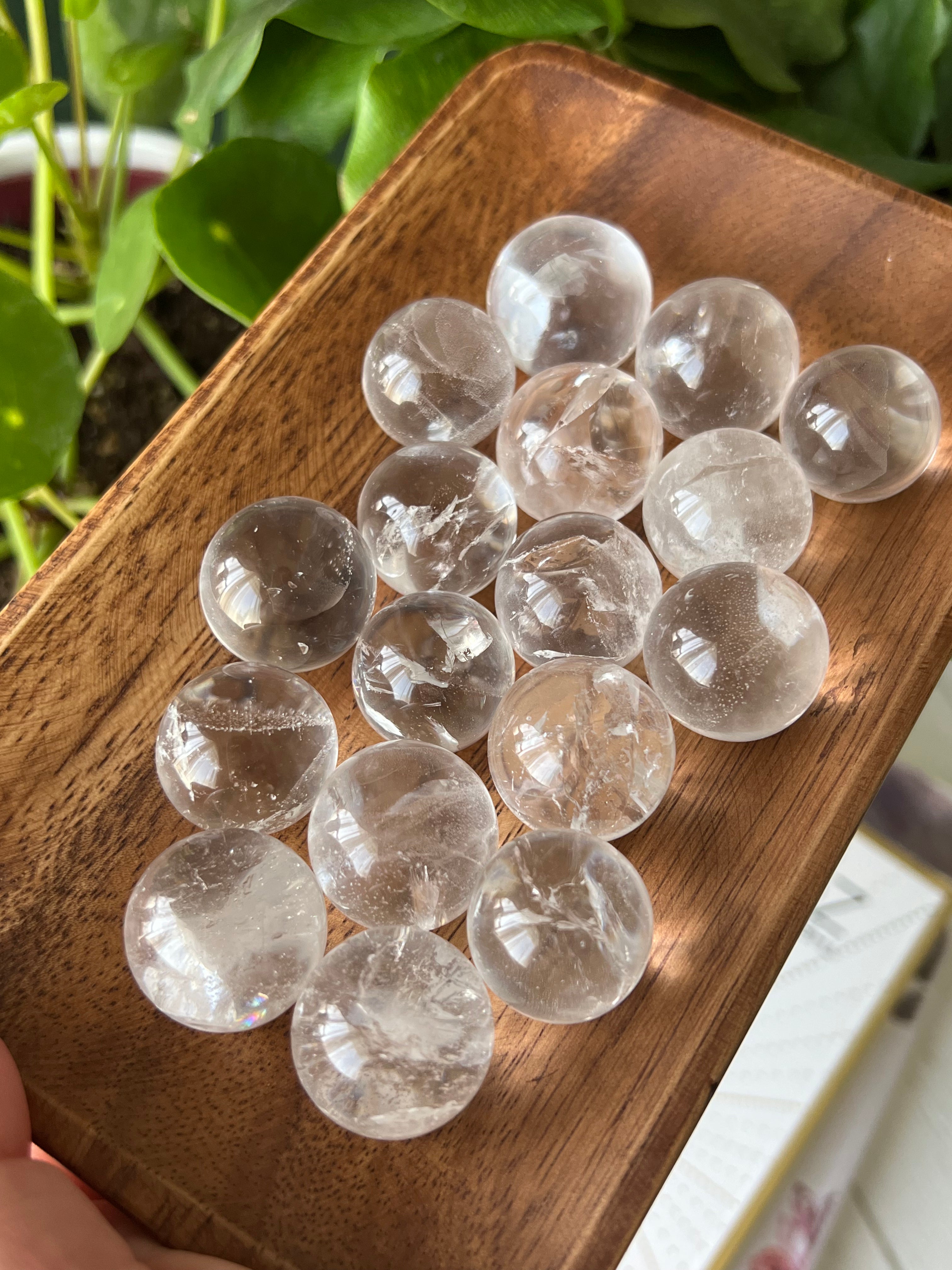 Clear Quartz Small Spheres