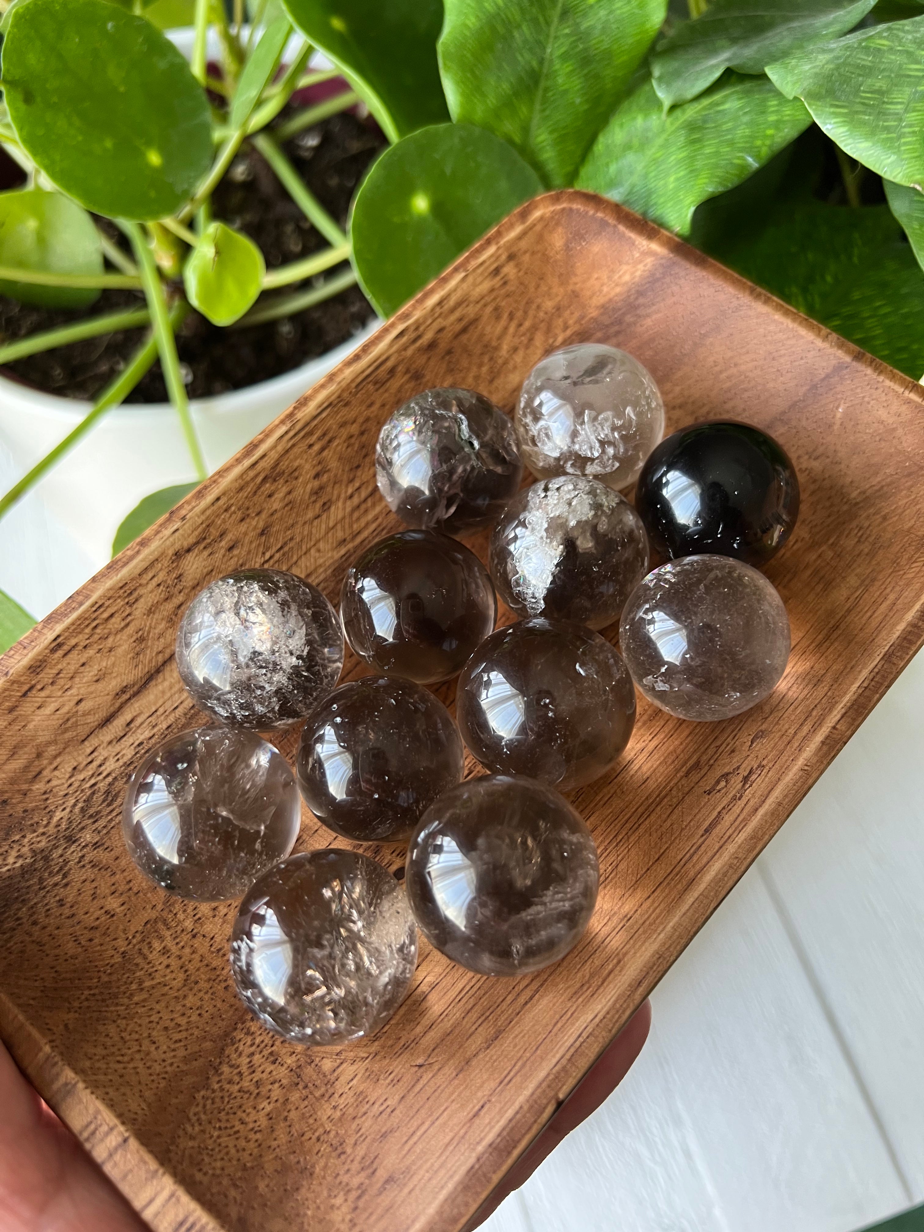 Smokey Quartz Small Spheres