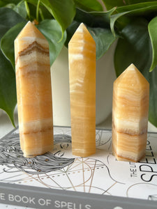 Yellow Calcite Tower