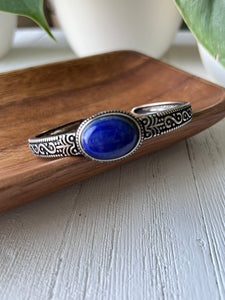 Lapis Lazuli Cuff Bracelet