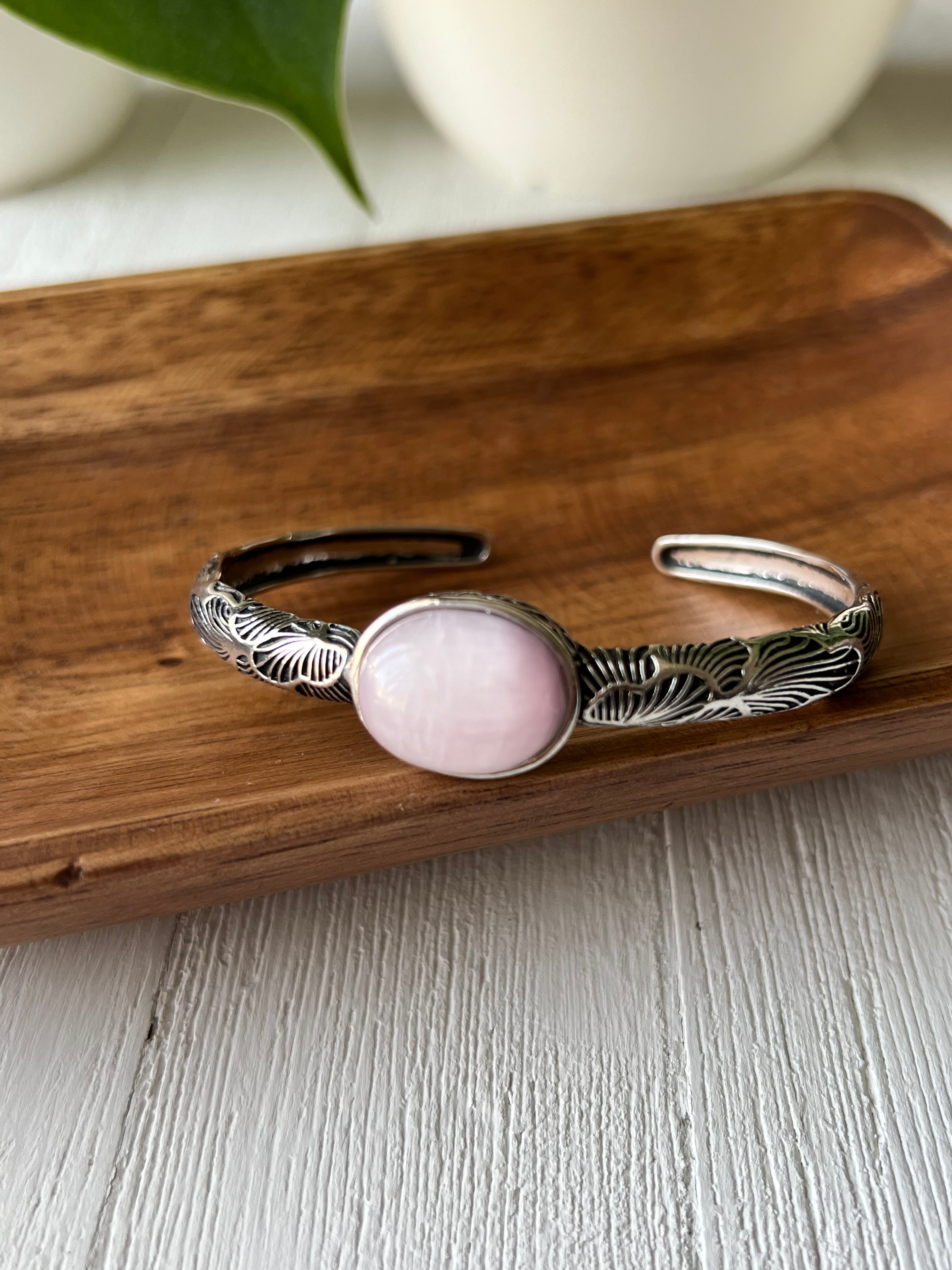 Kunzite Cuff Bracelet