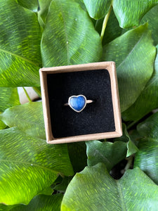 Kyanite Heart Ring