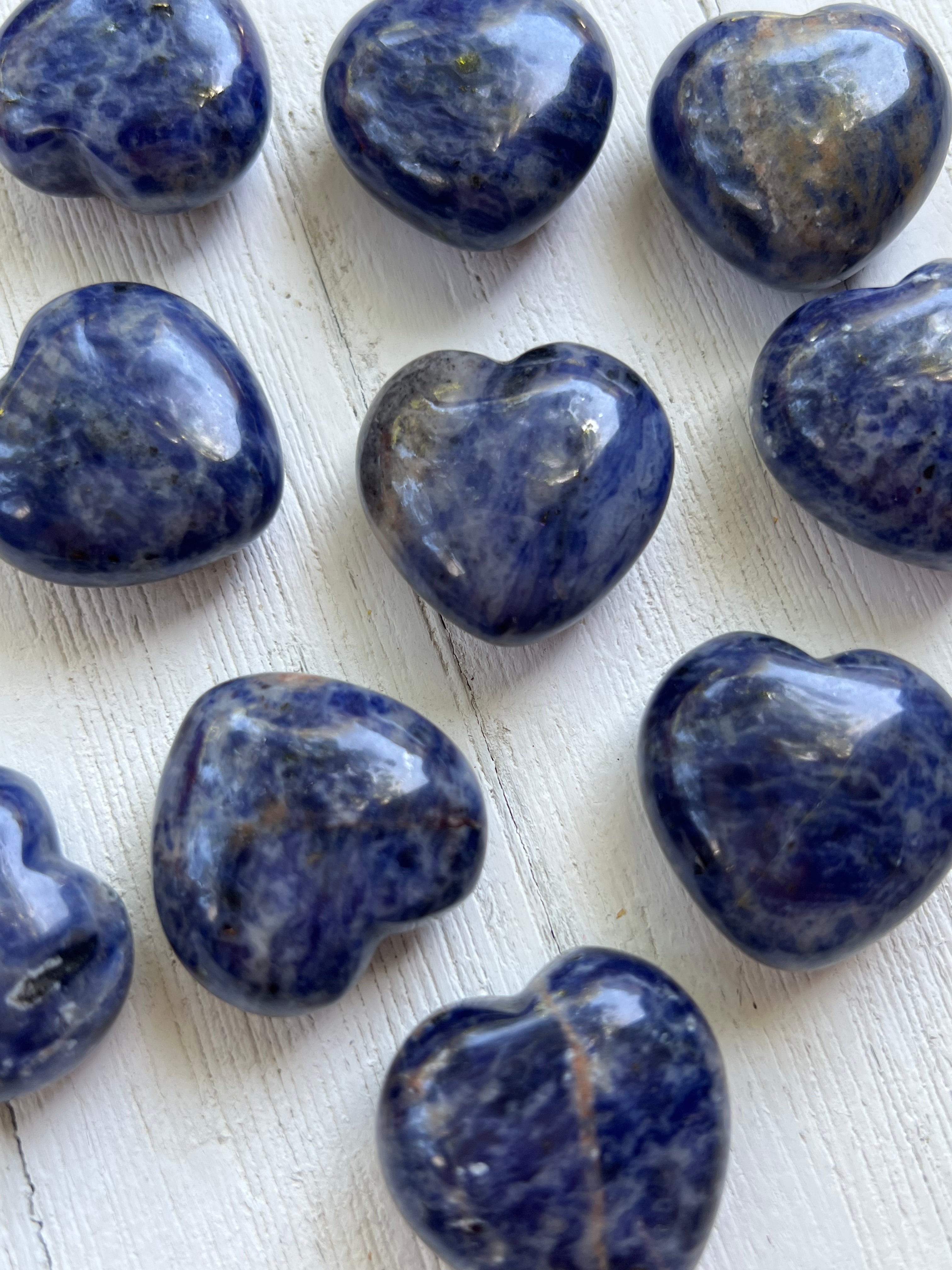 Sodalite Pocket Size Heart