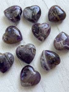 Amethyst Pocket Size Heart