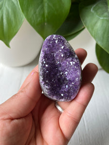 Amethyst Druzy Palm Stones (Uruguay)