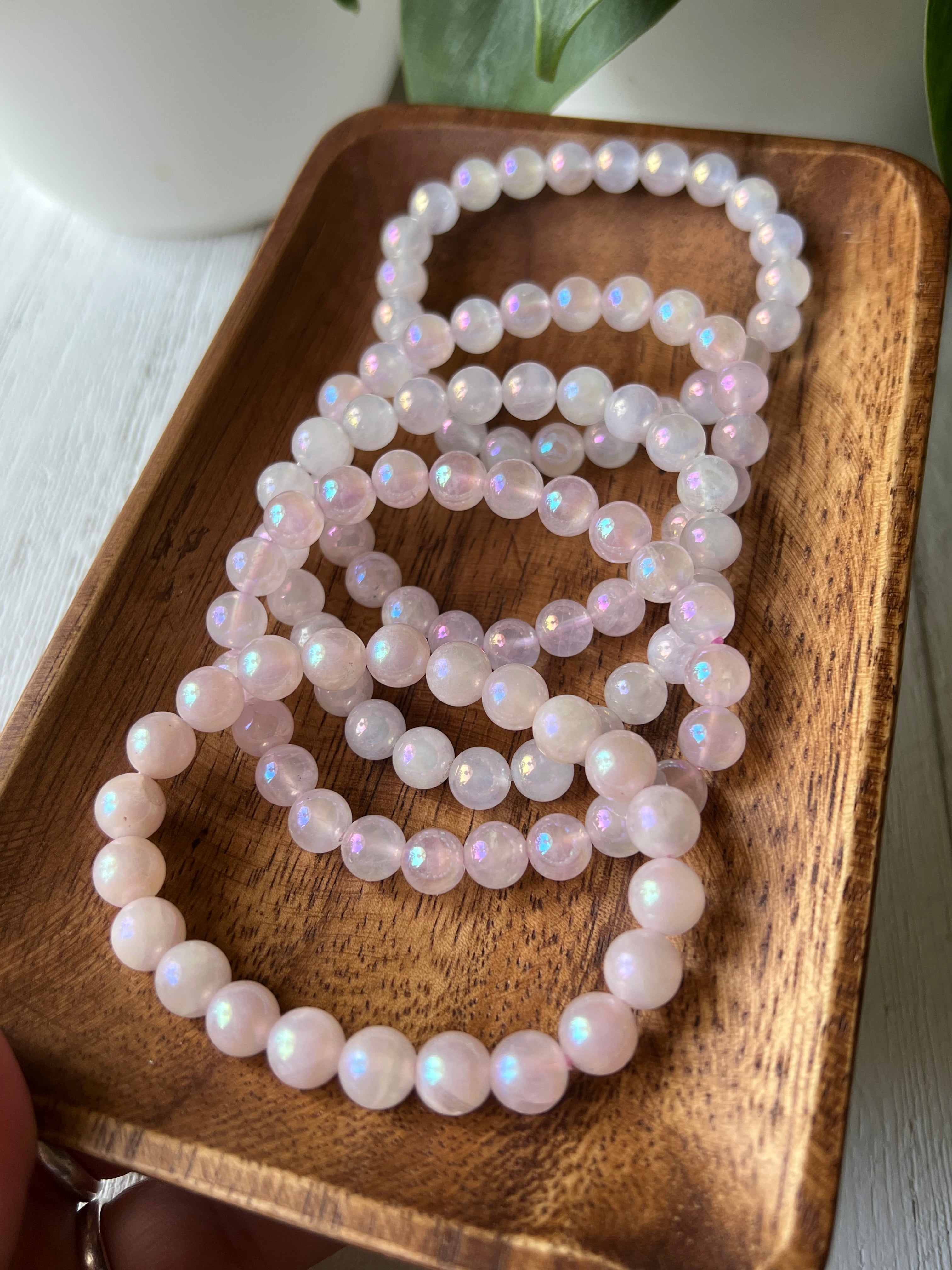 Aura Rose Quartz Bracelet