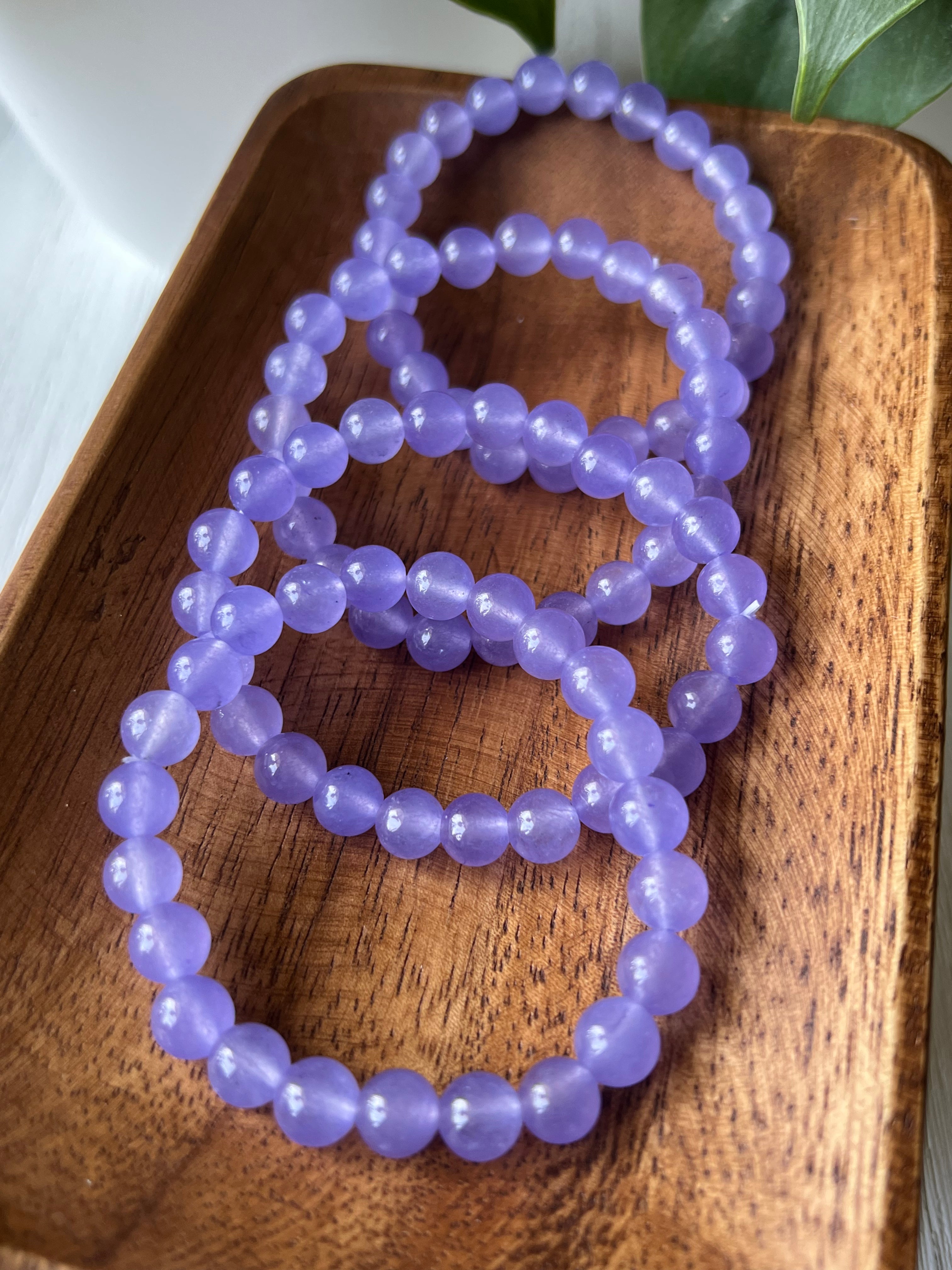 Purple Fluorite Bracelet