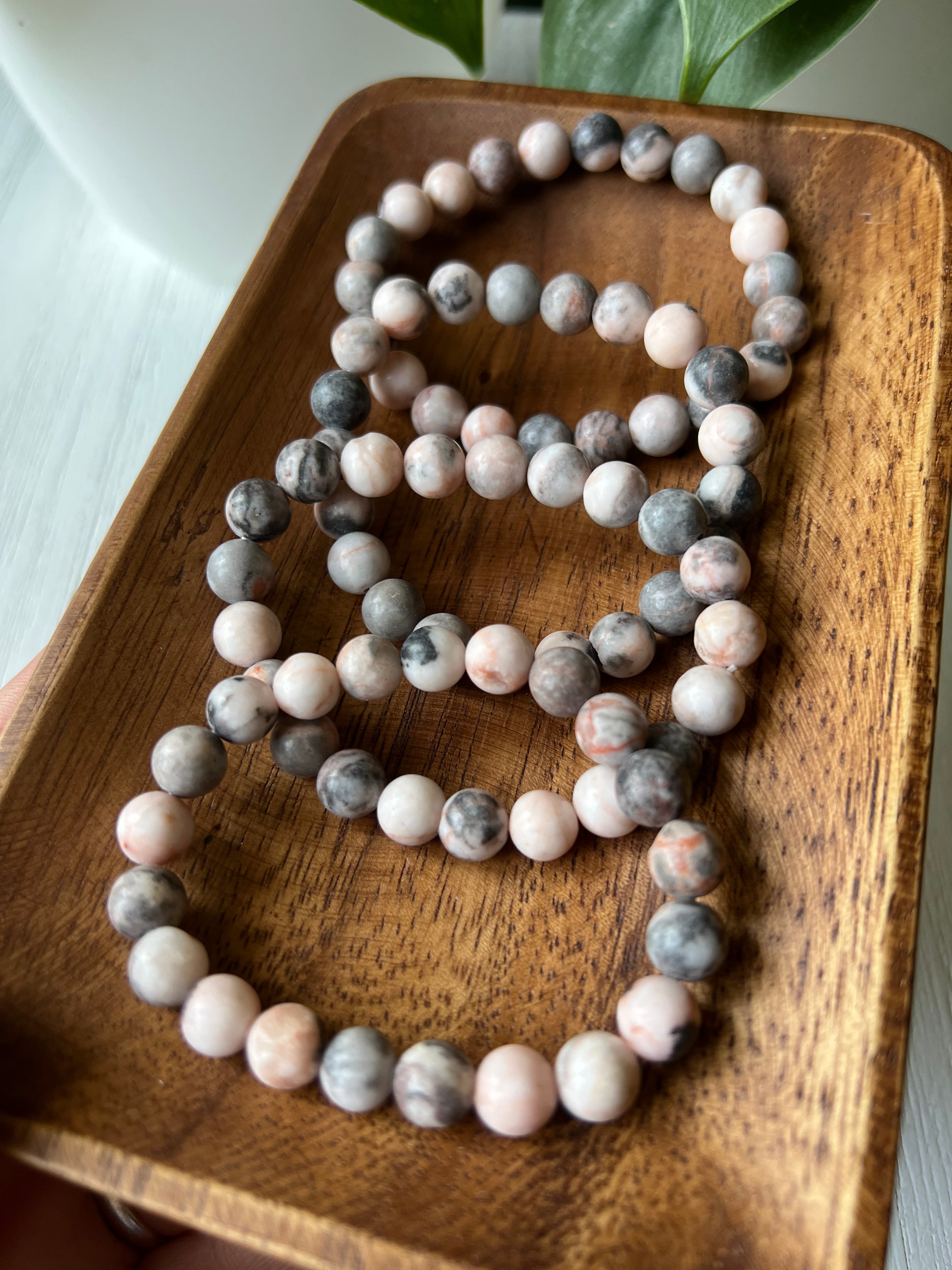 Pink Zebra Jasper Bracelet