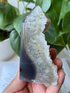 Druzy Agate Tower