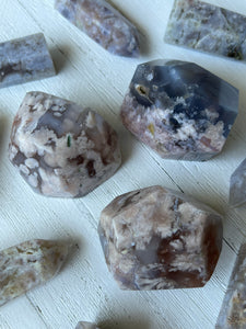 Flower Agate Free Forms