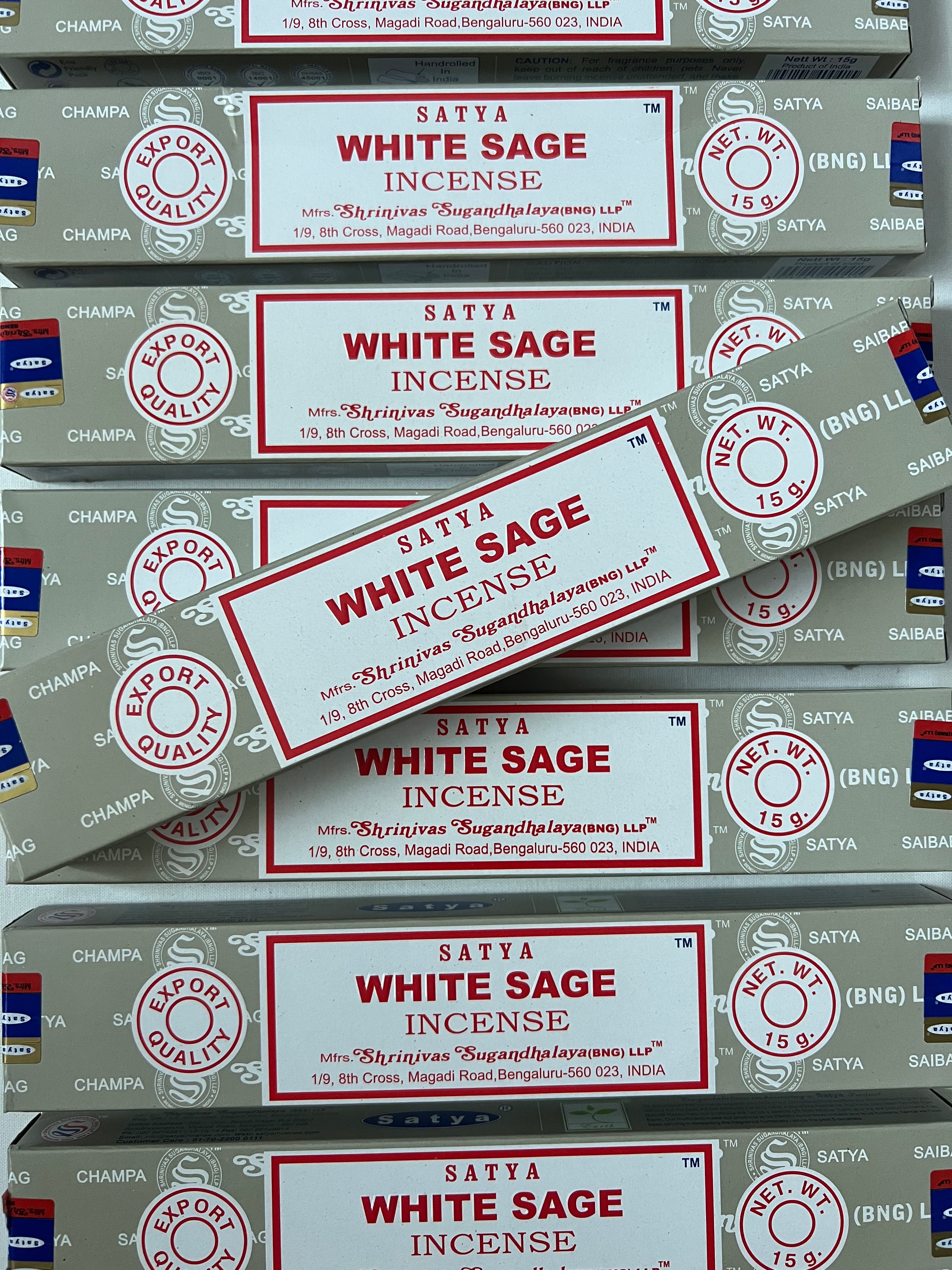 Satya White Sage Incense- 15 Grams Pack