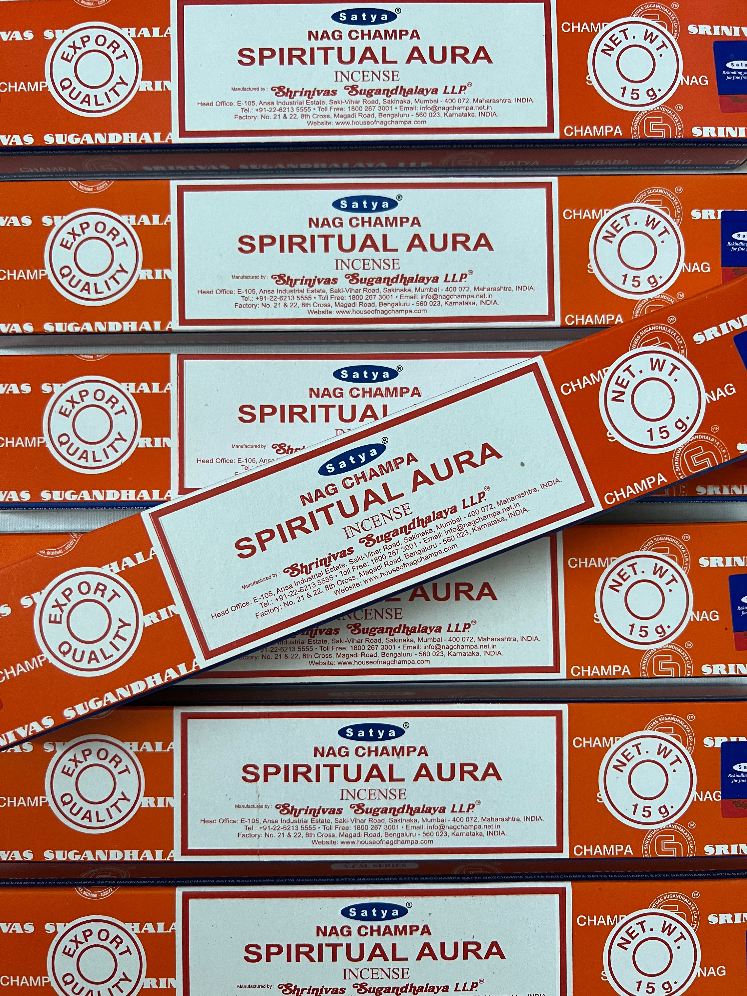 Satya Spiritual Aura Incense- 15 Grams Pack