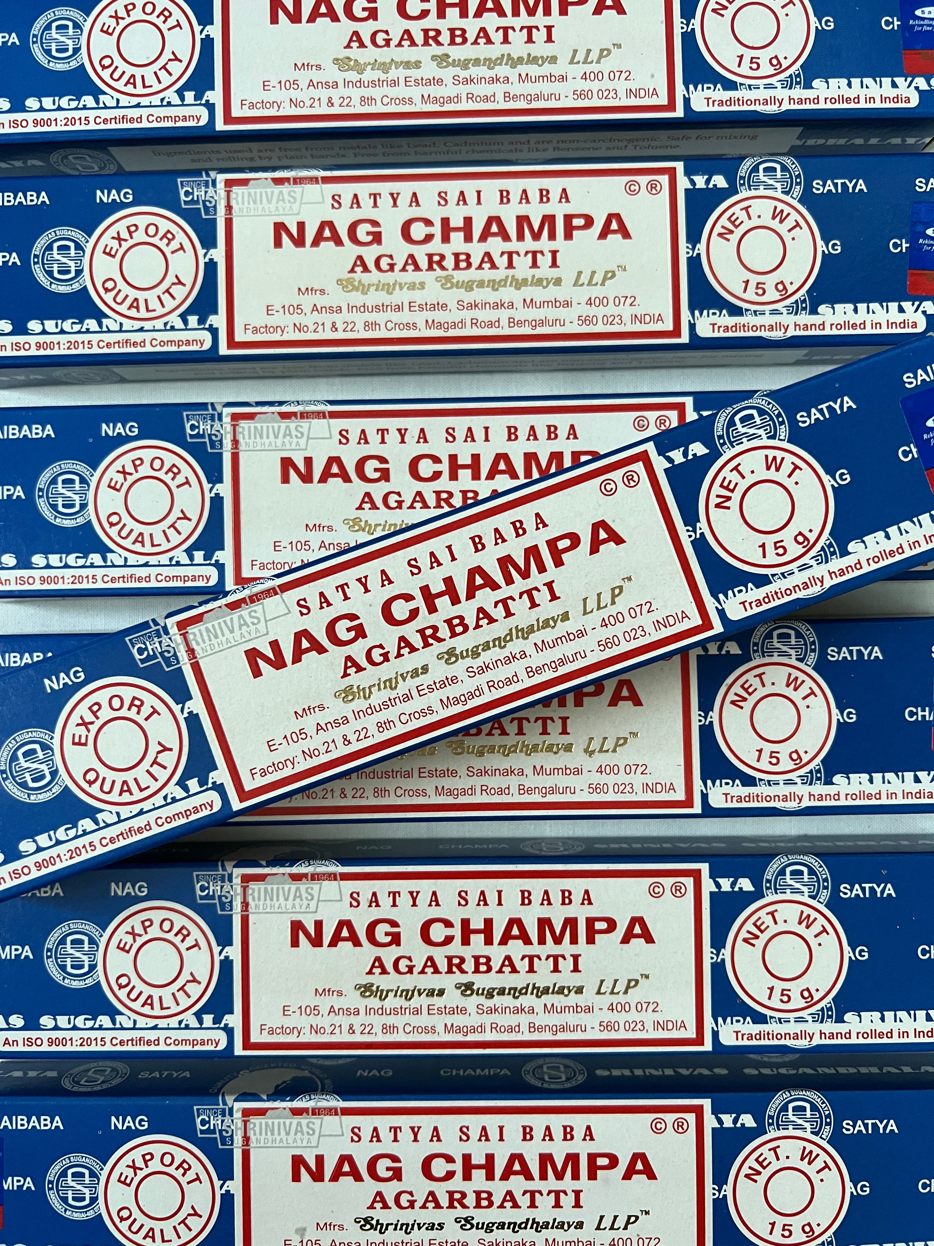 Satya Nag Champa Incense- 15 Grams Pack