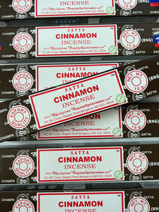 Satya Cinnamon Incense- 15 Grams Pack