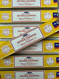 Satya Seven Chakra Incense- 15 Grams Pack