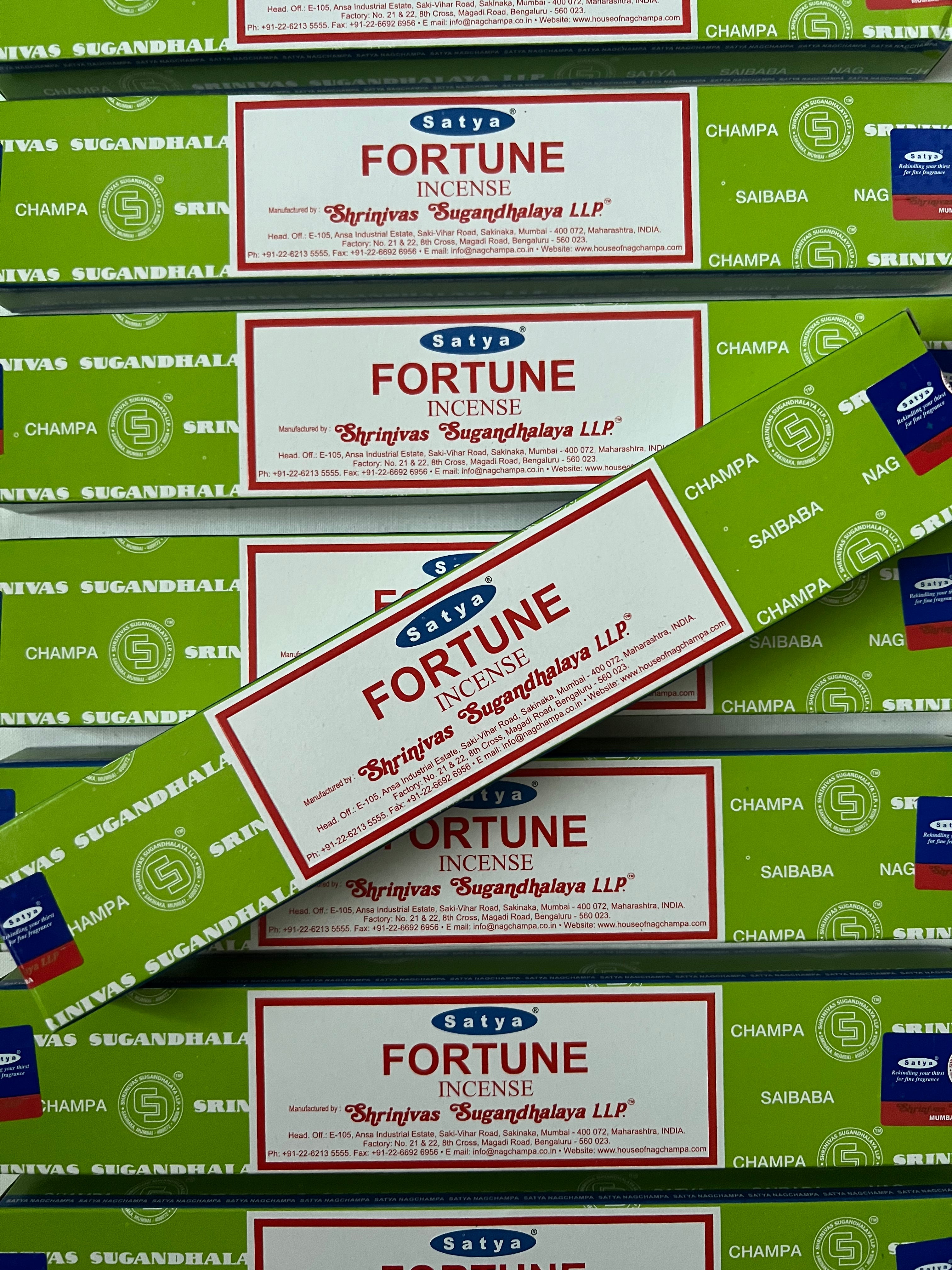 Satya Fortune Incense- 15 Grams Pack