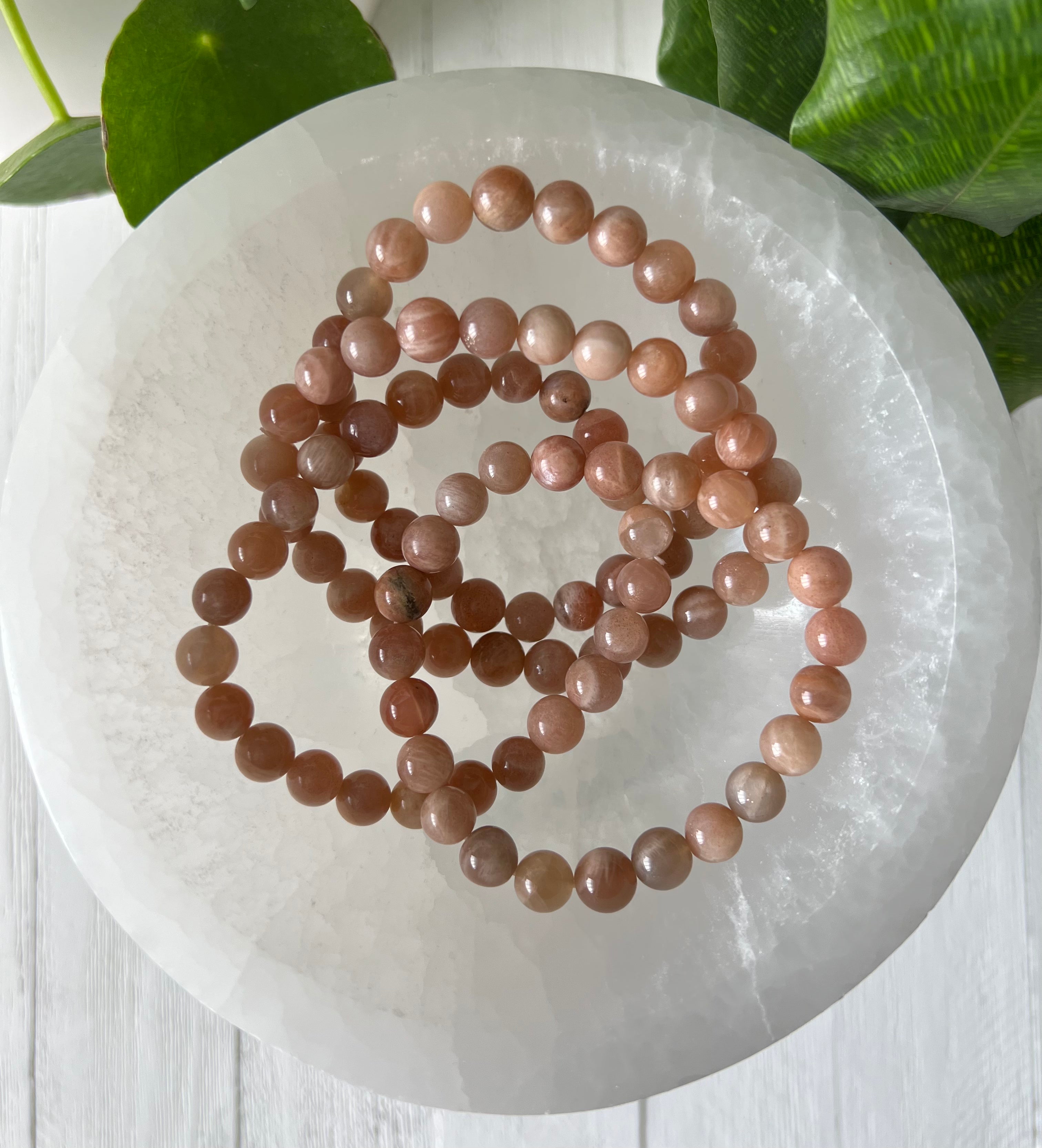 Sunstone with Moonstone Bracelet