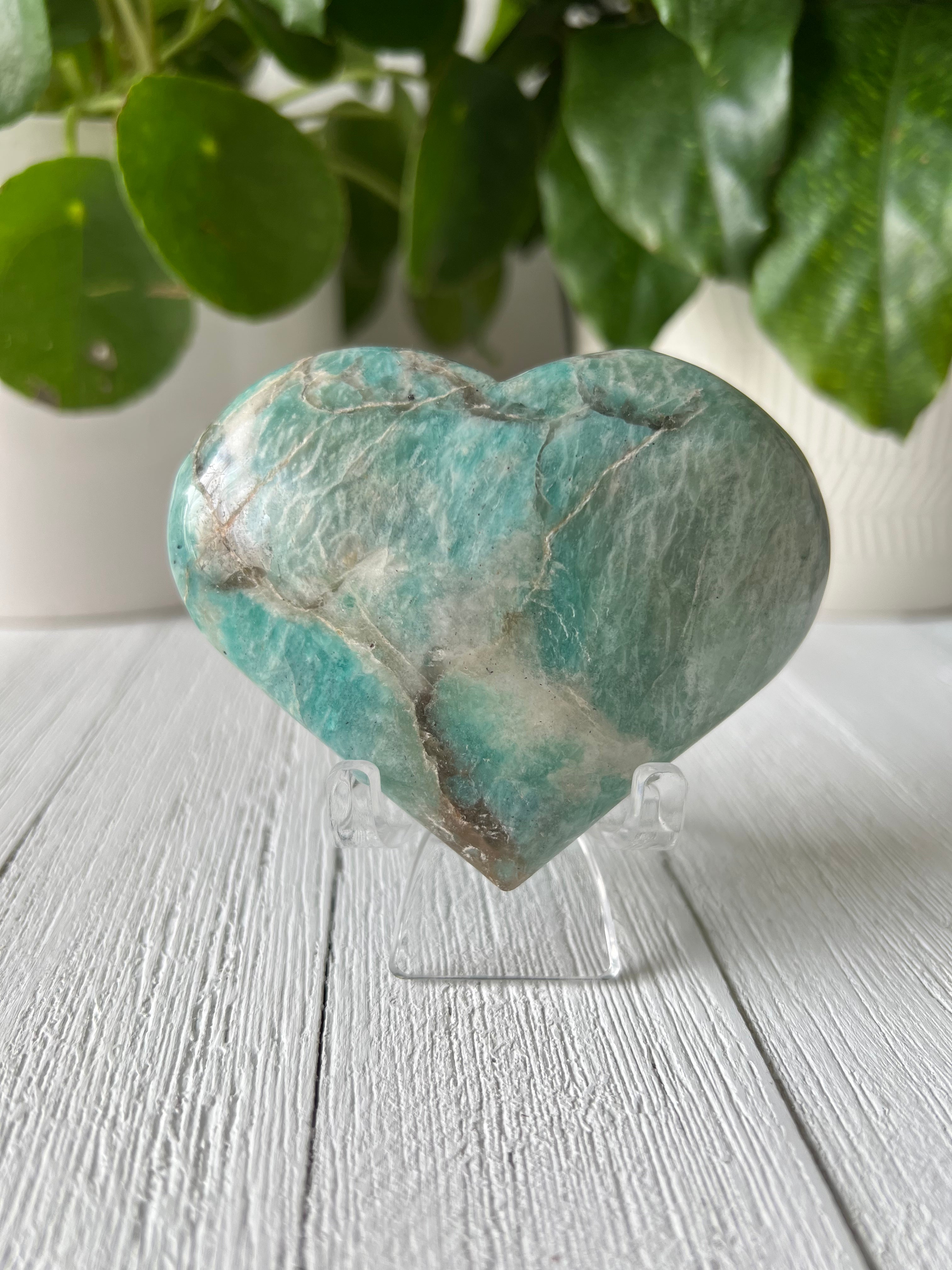 Amazonite Heart