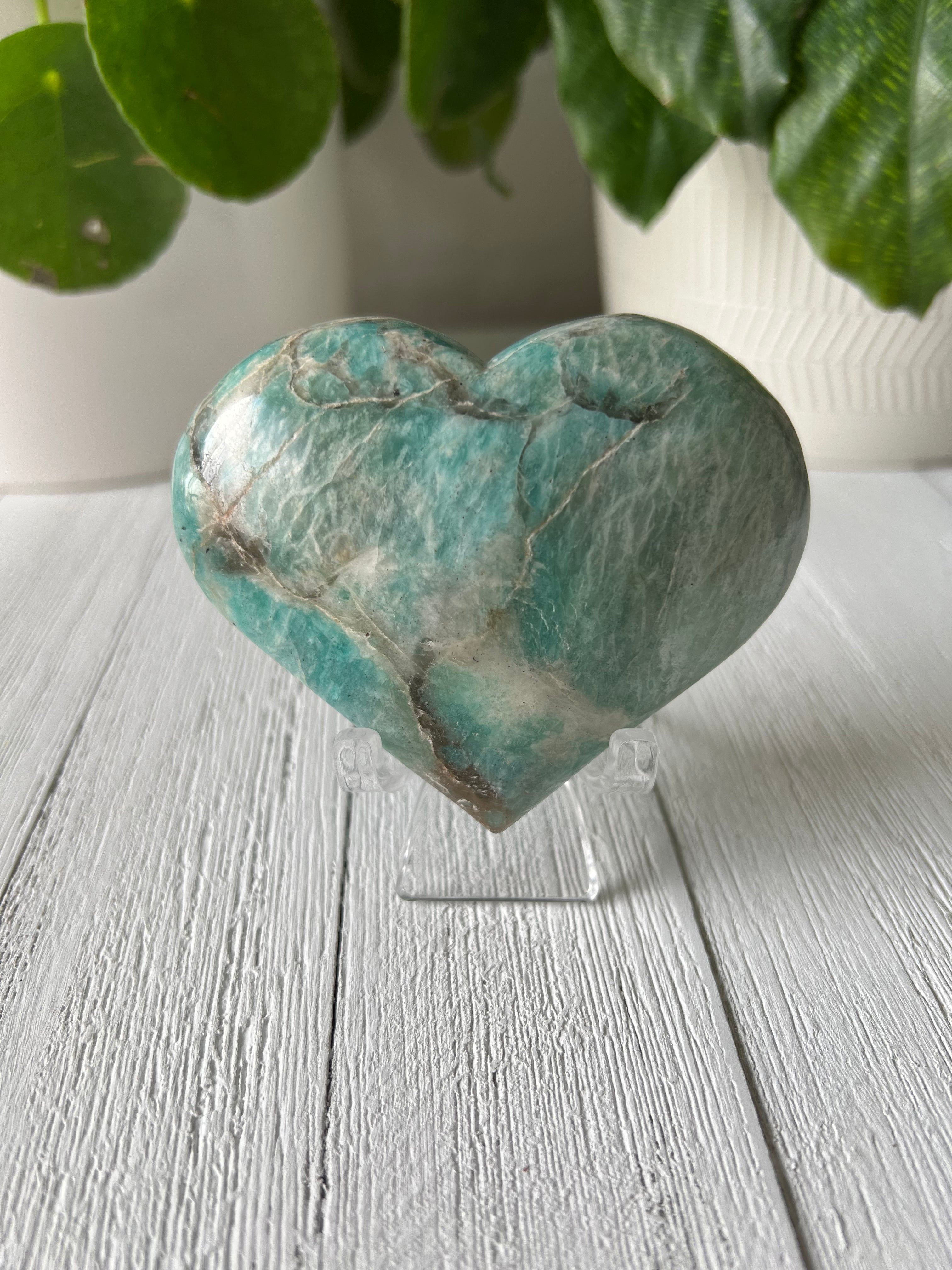 Amazonite Heart