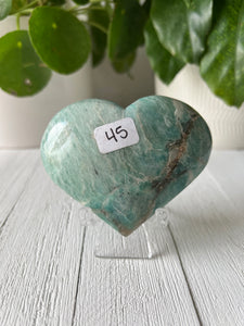 Amazonite Heart