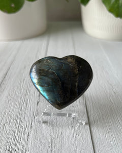 Labradorite Heart (A)