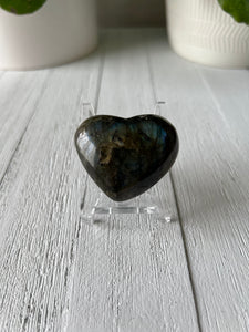 Labradorite Heart (B)