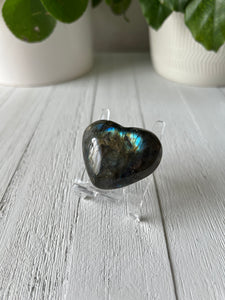 Labradorite Heart (B)