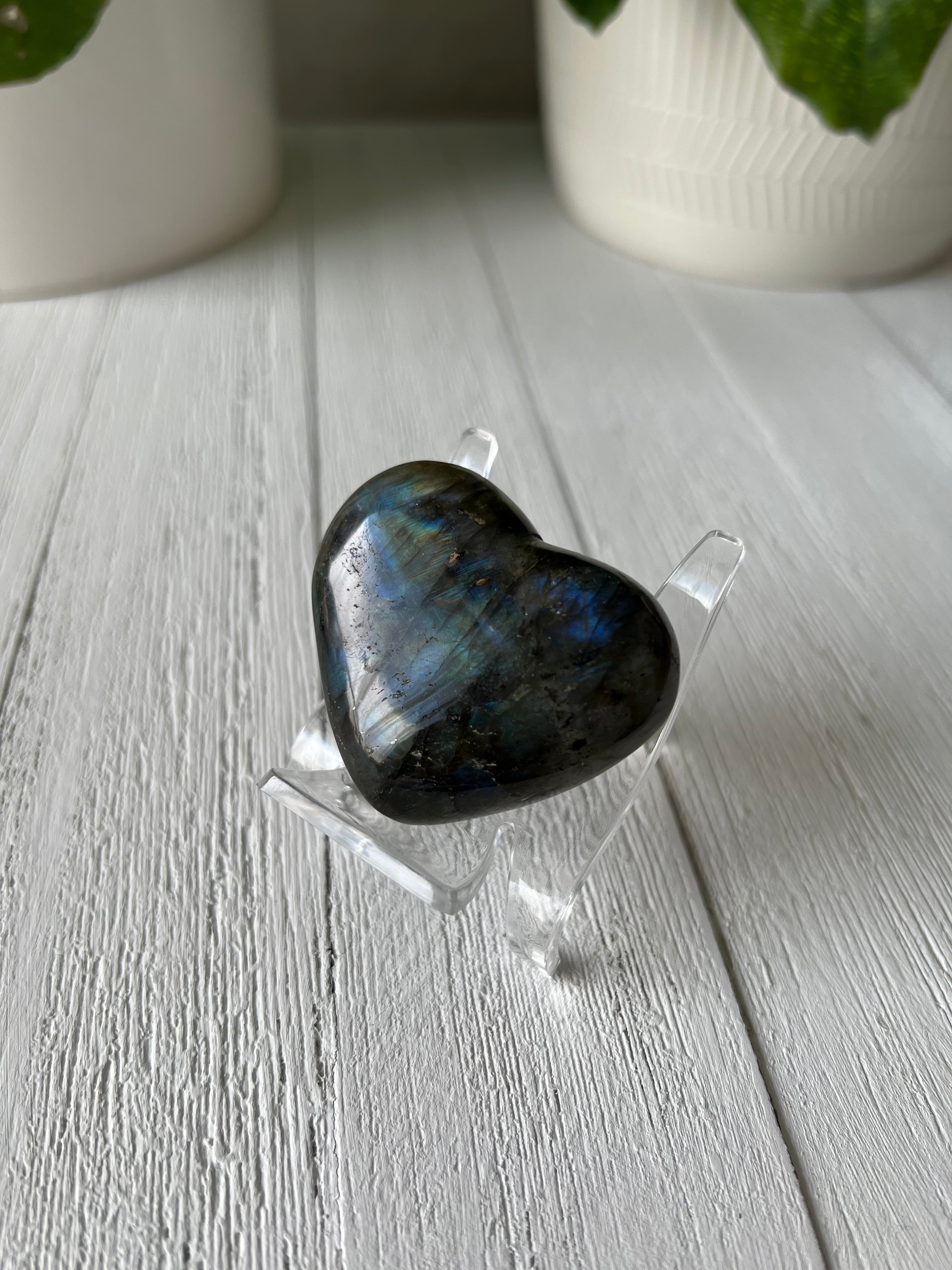 Labradorite Heart (B)