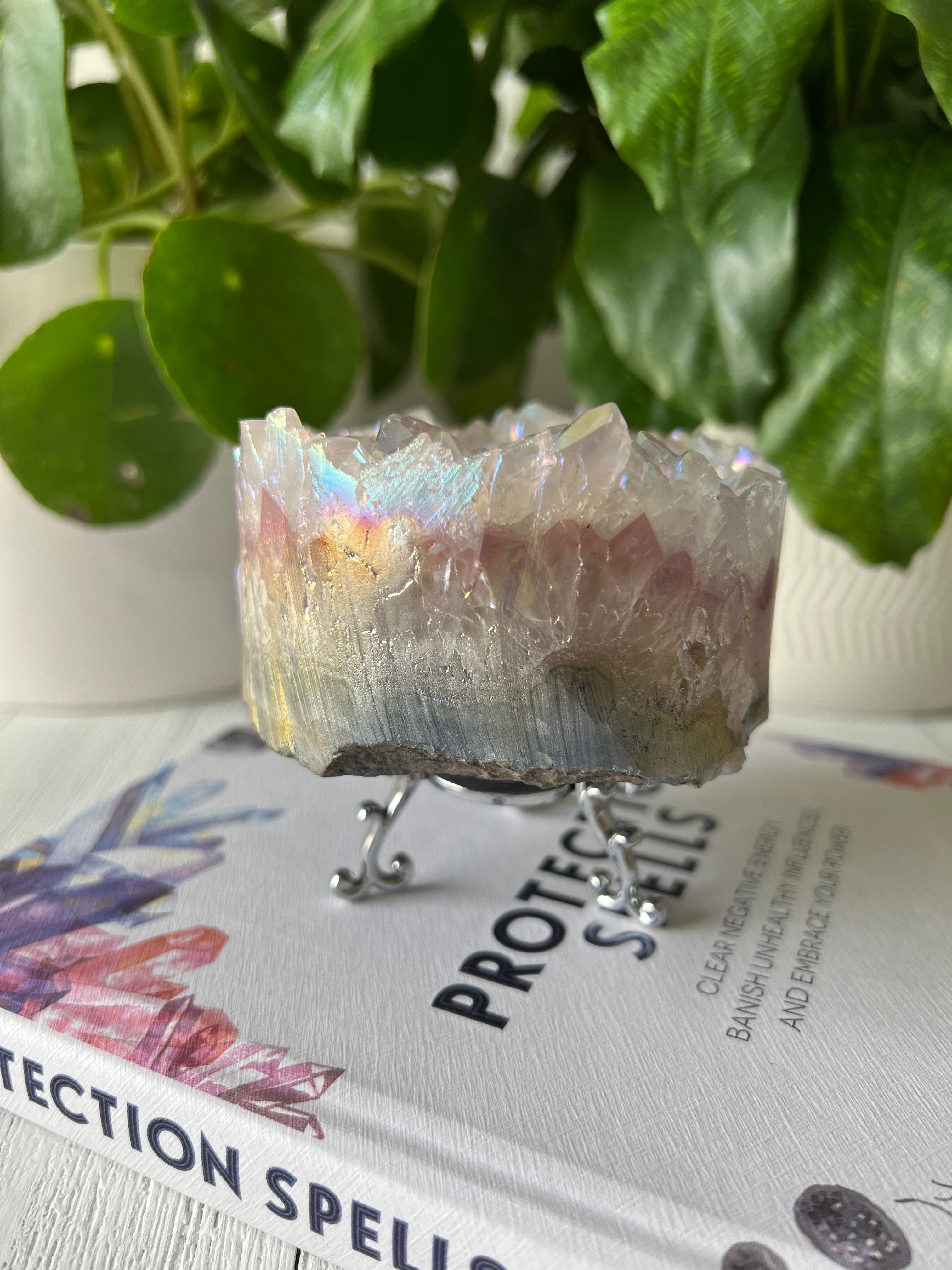 Angel Aura Amethyst Cluster