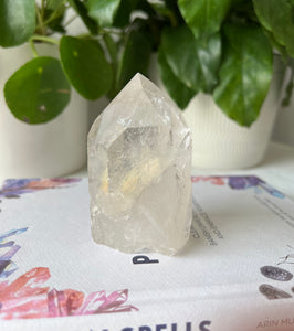 Clear Quartz Raw Polish Point