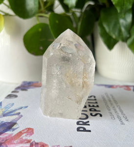 Clear Quartz Raw Polish Point