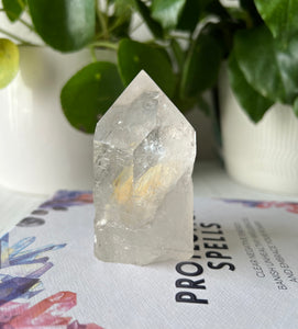 Clear Quartz Raw Polish Point