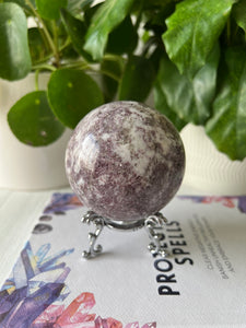 Lepidolite Sphere