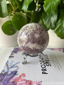 Lepidolite Sphere