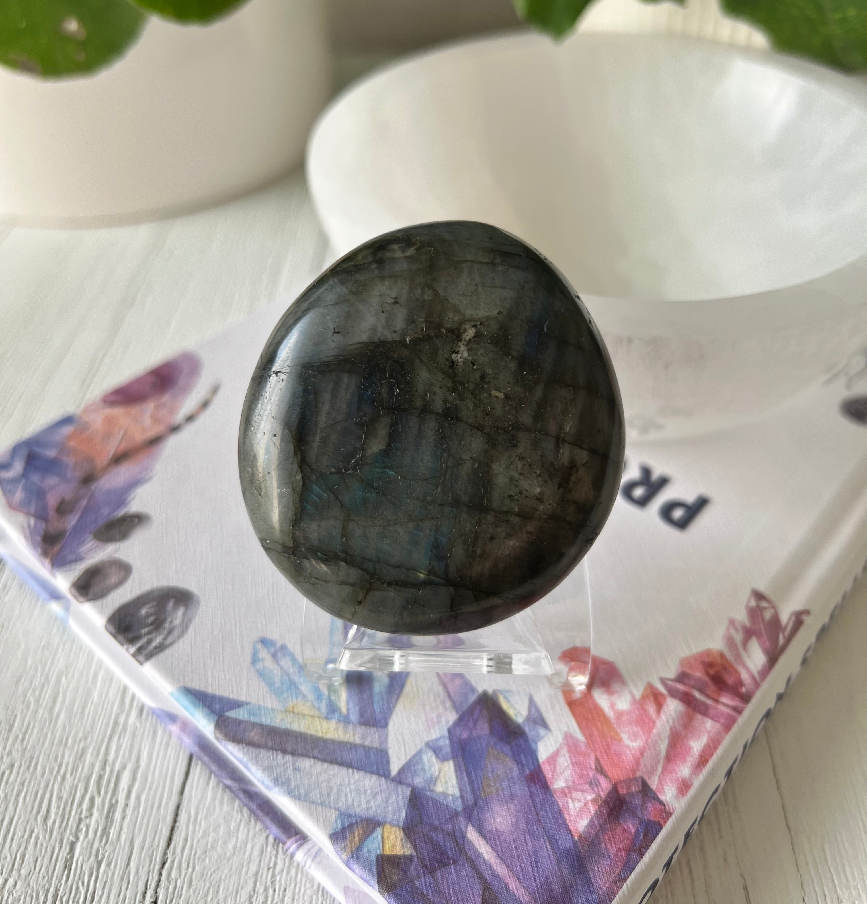 Labradorite Palm Stone (B)