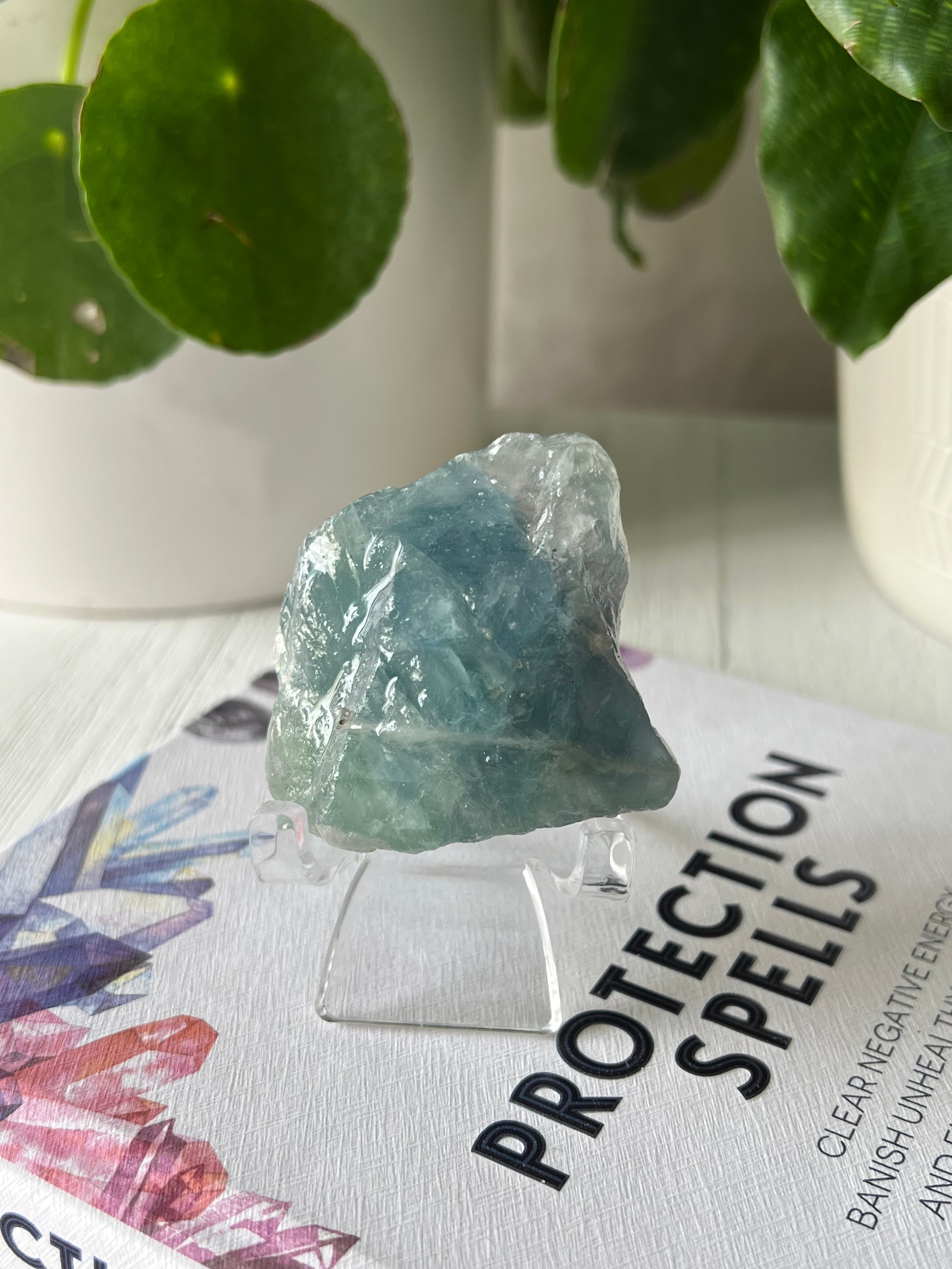 Blue Fluorite Raw (Polish)