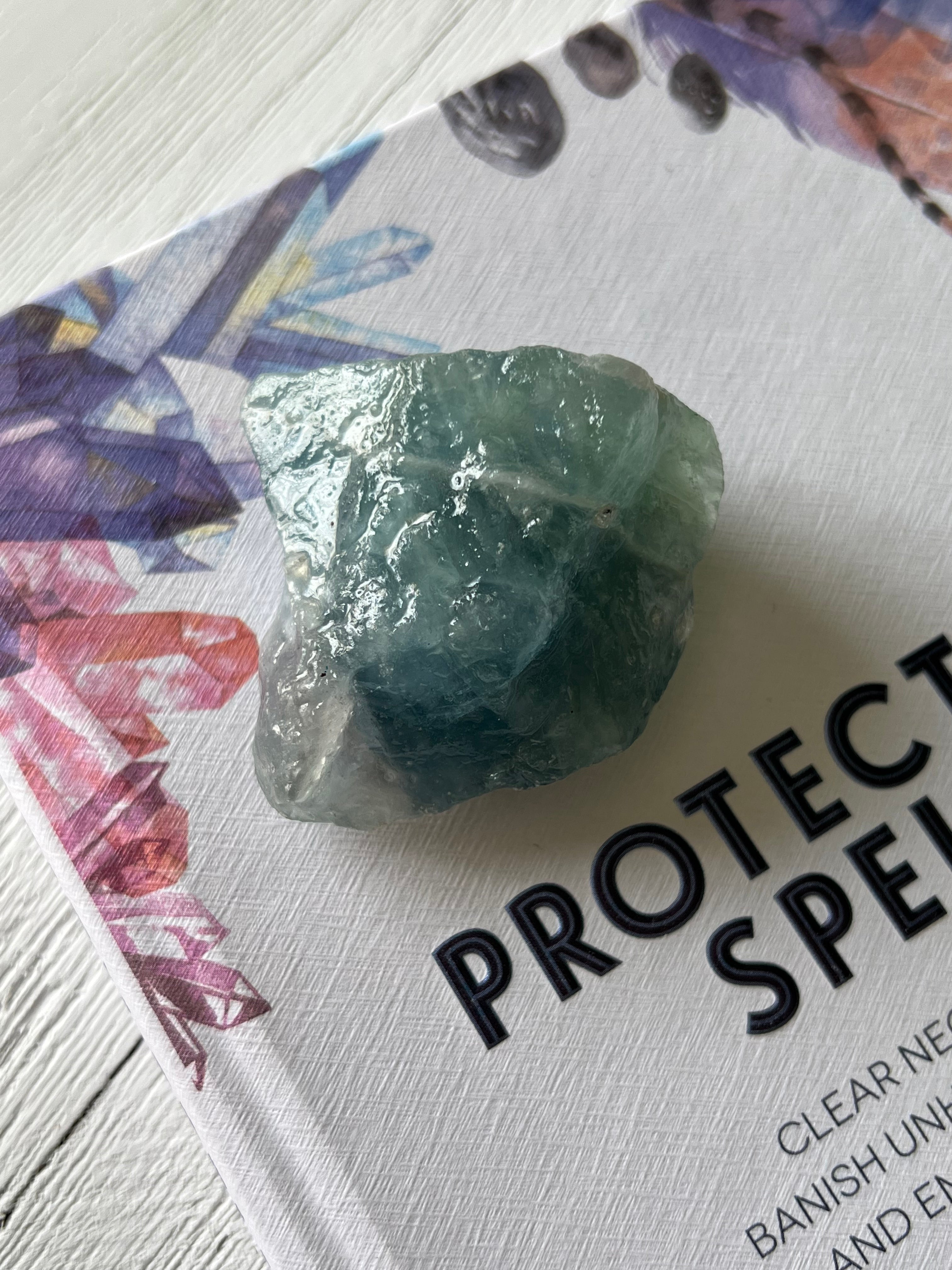 Blue Fluorite Raw (Polish)