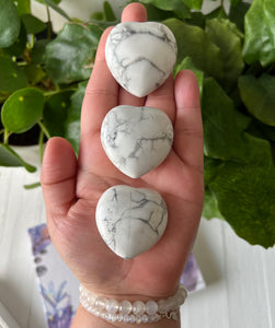 Howlite Small Hearts