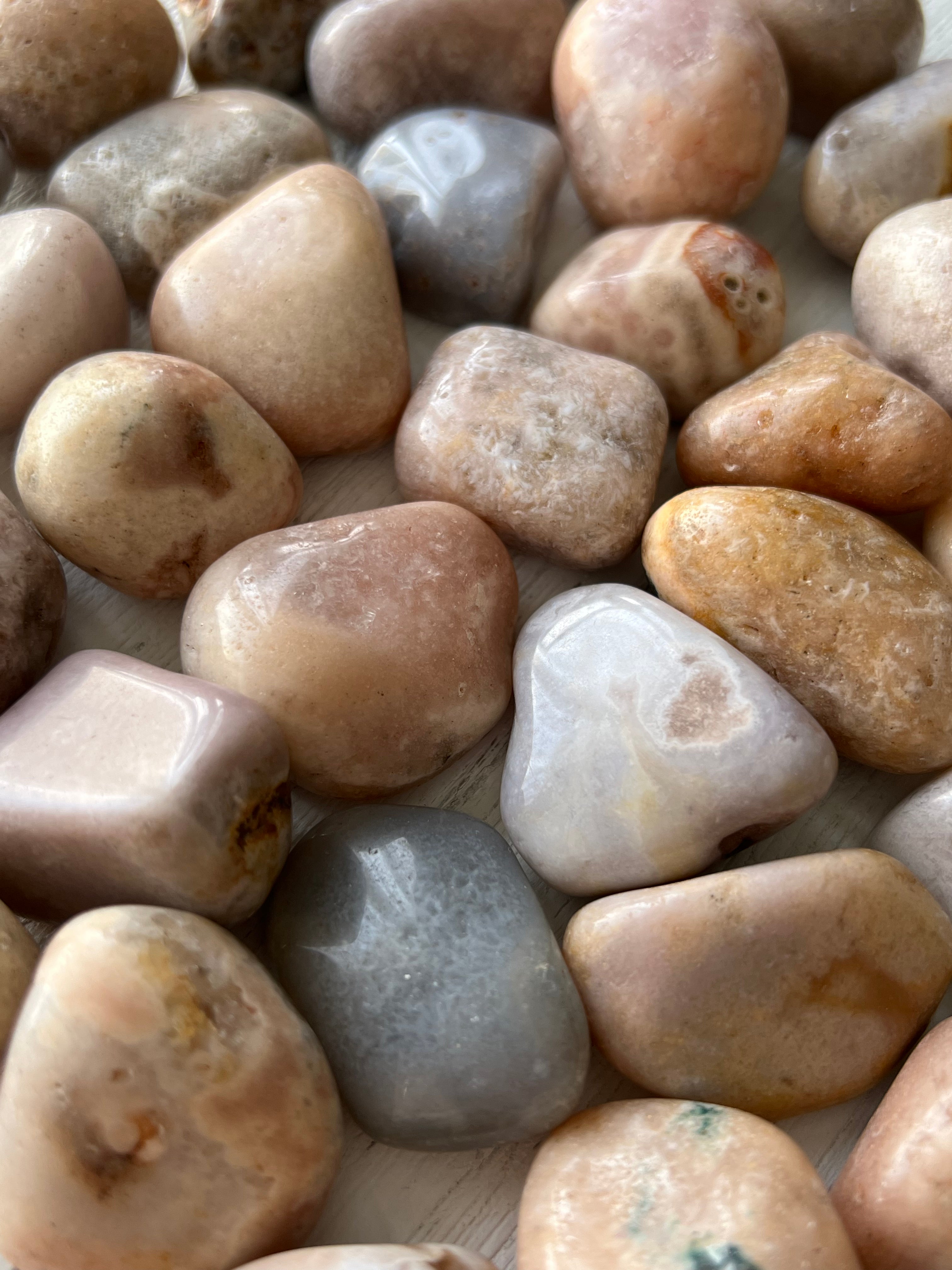 Pink Amethyst Tumbled Stone